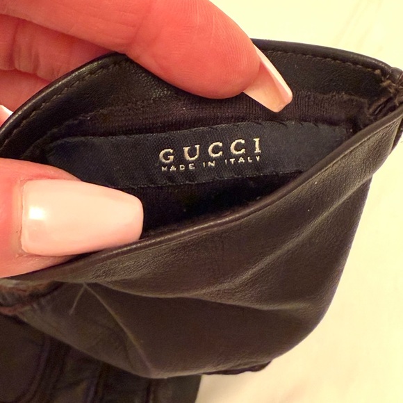 GUCCI LEATHER GLOVES - Picture 10 of 12